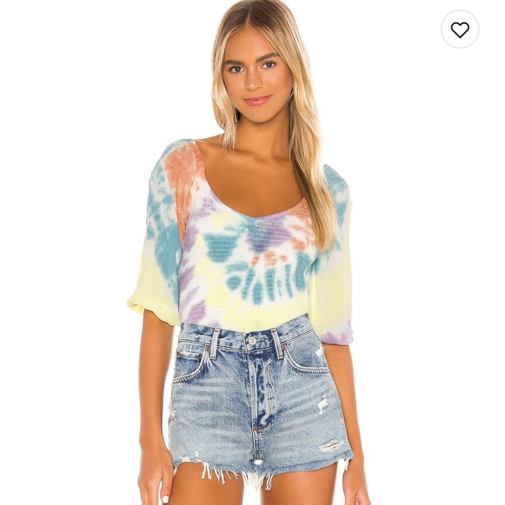 A cute tie dye blouse